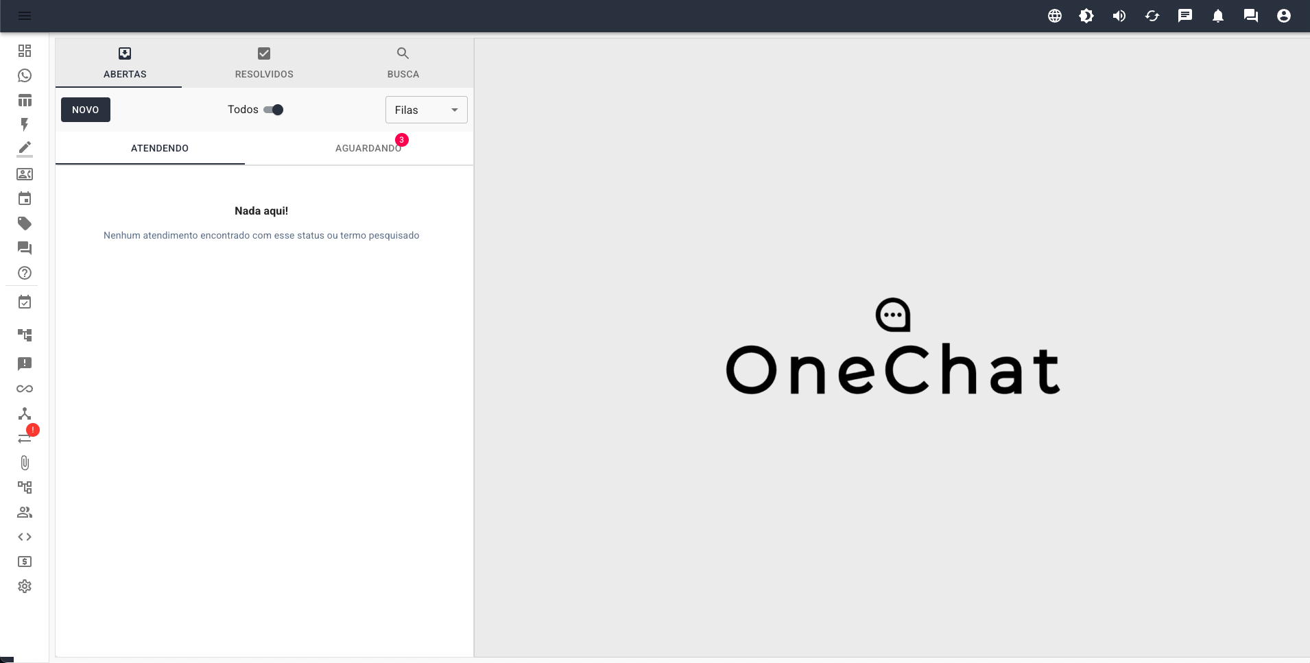 Sistema OneChat para atendimento automatizado